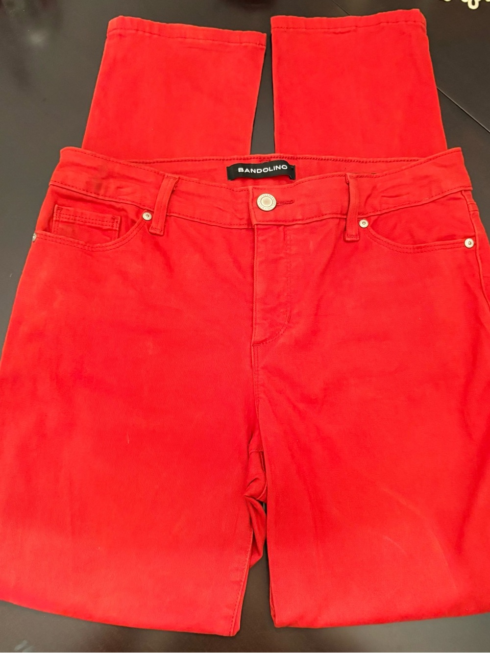 Bandolino Amy Red Jeans 8